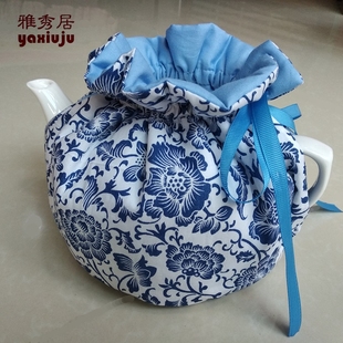 民族风情家用茶壶保温套防尘罩保暖保温防烫手布艺夹棉茶壶套