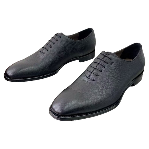 新款男士休闲皮鞋真皮亮面新郎结婚西装鞋高级感皮底欧版男鞋