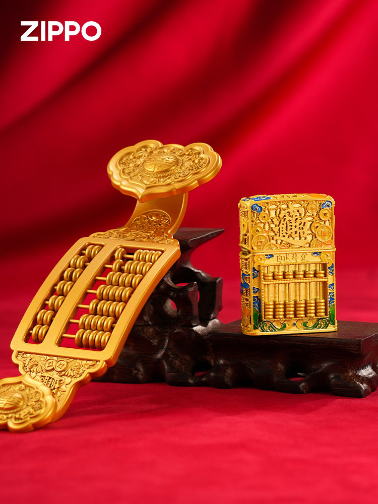 зажигалка zippo Bafang Lai Cai официальная подлинная филигранная зажигалка со светящейся эмалью изысканная подарочная коробка праздничные подарки Изображение 1