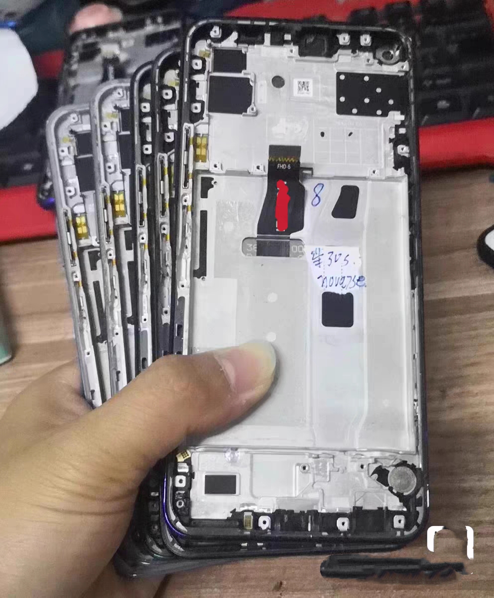 适用荣耀30s原装拆机带框屏幕总成  适用nova7se拆机带框屏幕总成