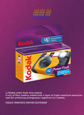 柯达一次性相机彩色胶卷胶片傻瓜菲林带闪光灯39张创意生日礼物