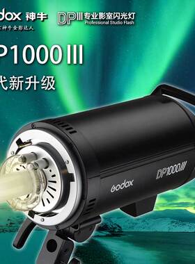神牛DP1000III三代影室灯摄影闪光灯1000w拍照拍摄室内影棚摄影灯