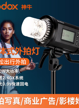 神牛AD600PRO外拍灯分体灯头 H600P