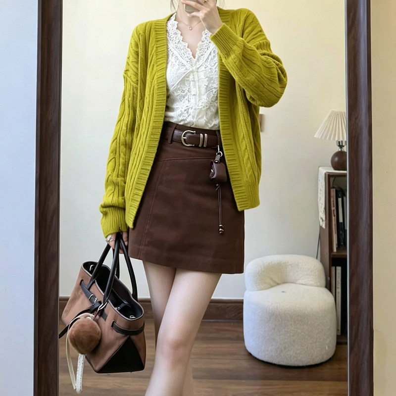 巨好看的早秋套装女2026超火减龄温柔风高级感韩剧时尚穿搭三件套