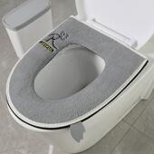 通用加厚防水坐便垫简约坐便套马桶垫子冬季 马桶坐垫新款 家用四季