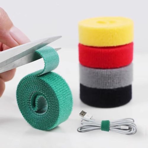 魔术贴整理绑捆固定扣充电绕线器