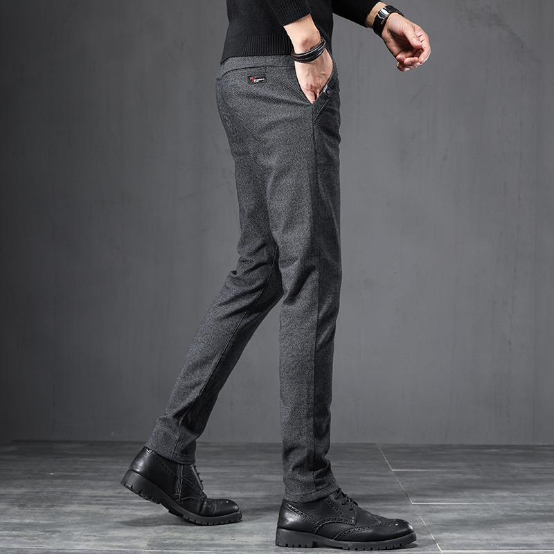 秋冬装休闲裤子修身小脚