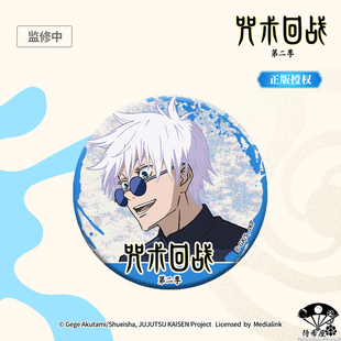 【待希屋】咒术回战周边反光吧唧正版官谷五条悟怀玉·玉折徽章