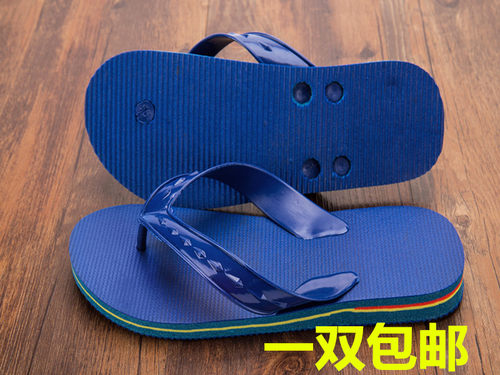 双鹅正品耐磨日常休闲人字拖凉鞋