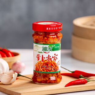 2瓶湘汝萝卜当家辣么脆萝卜干自制下饭菜 香辣萝卜丁萝卜片萝卜