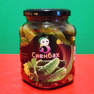 折扣价 开盖即食腌制菜泡黄瓜 越南进口辛巴赫俄式 酸乳瓜330g瓶装