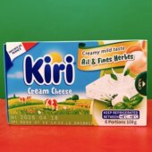 奶油芝士蒜香味再制干酪108g盒装 临期特价 法国进口Kiri凯芮份装