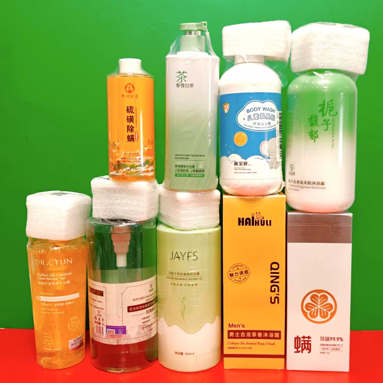 清仓特价 多种款式茉莉香氛沐浴露栀子花香氛美肤沐浴露古龙茶香