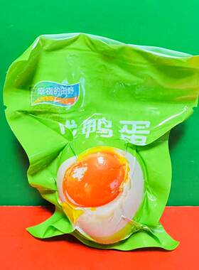 临期特价 幸福的田野咸鸭蛋60g袋装 开袋即食腌制鸭蛋下饭熟鸭蛋