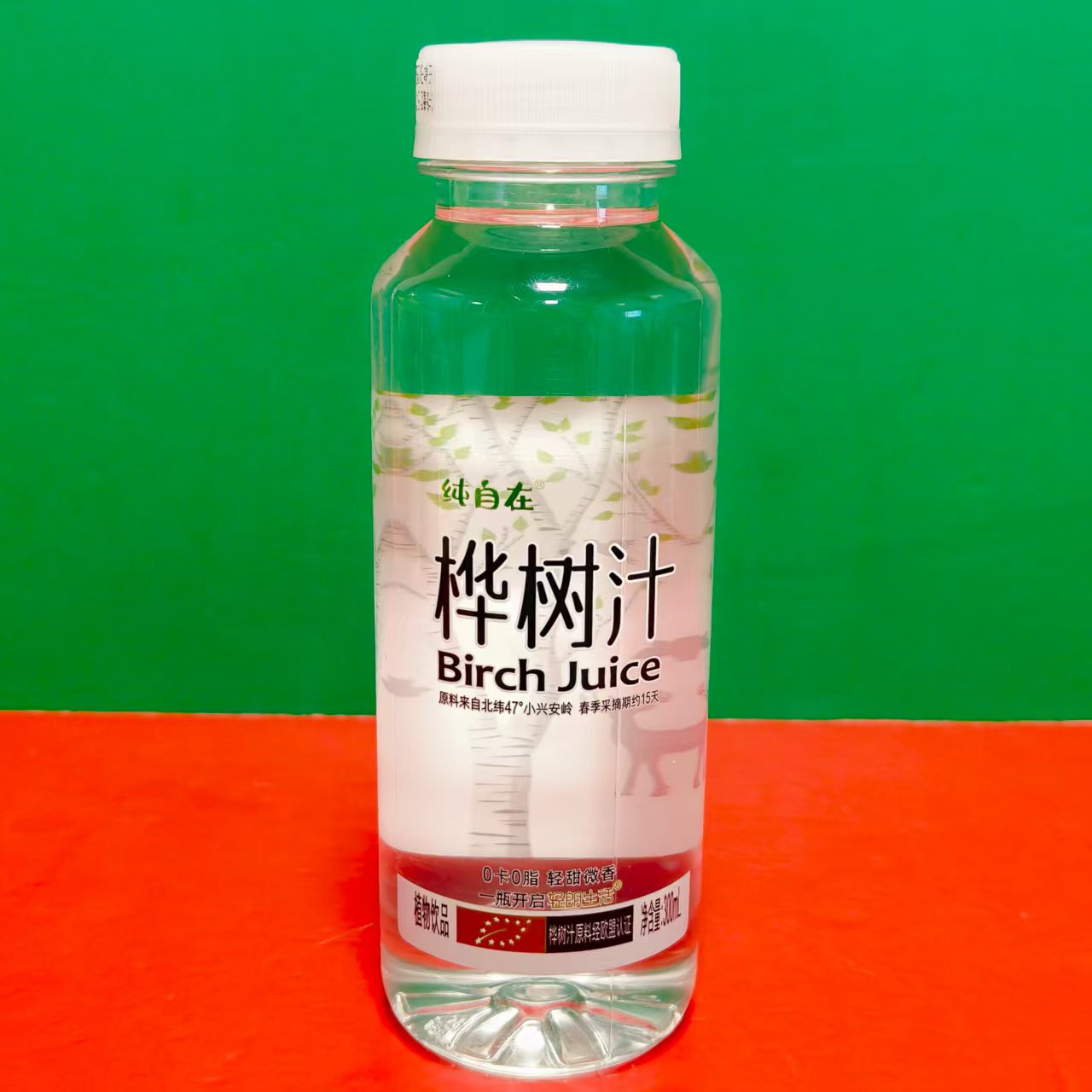 临期特价 纯自在小兴安岭桦树汁300ml瓶装 办公休闲饮品植物饮料