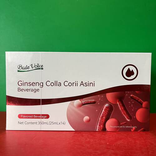 特价售卖 Bule Voice人参阿胶饮品风味饮料350g(25ml*14)休闲饮品