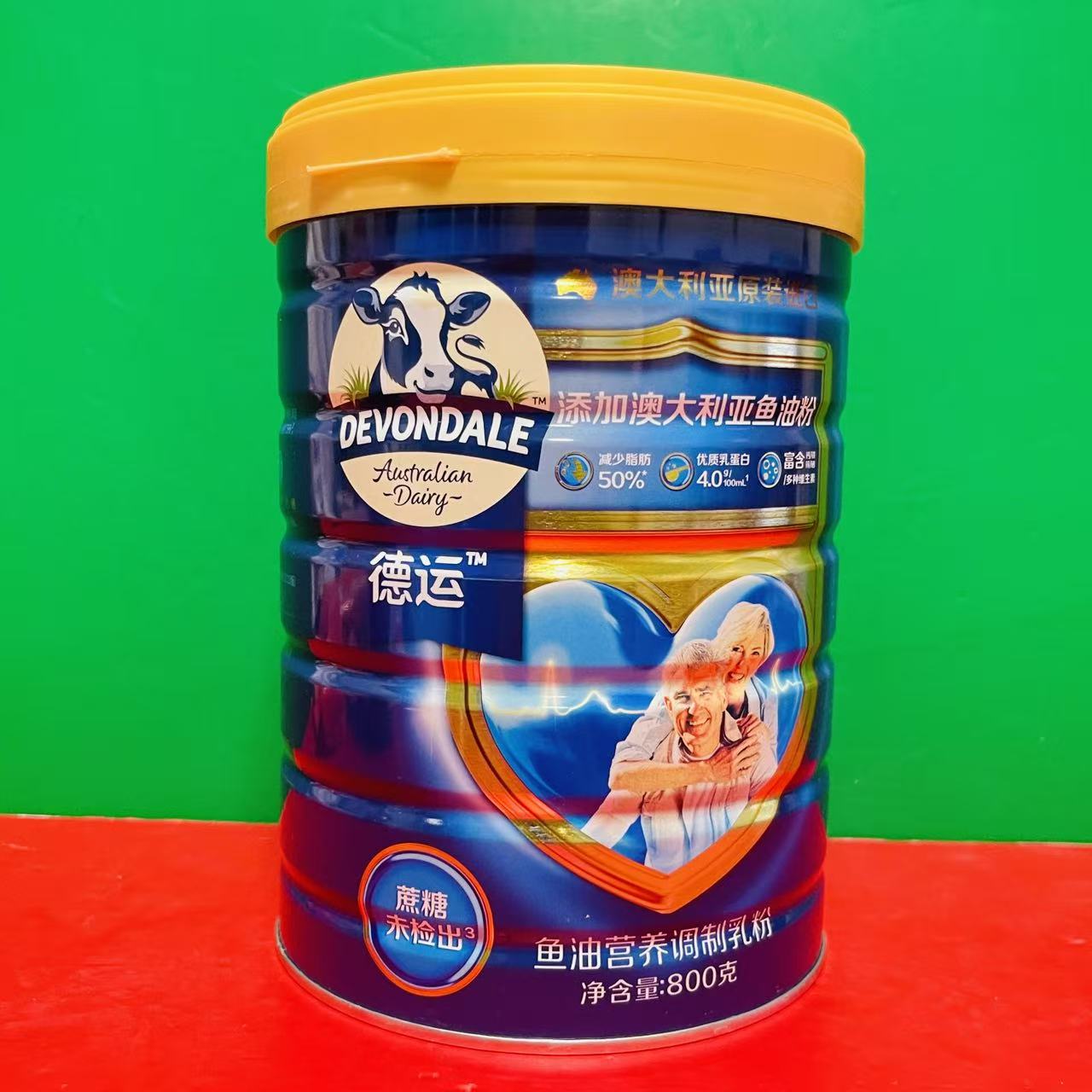 澳大利亚进口 德运鱼油营养调制乳粉800g全家奶粉富含多种维生素
