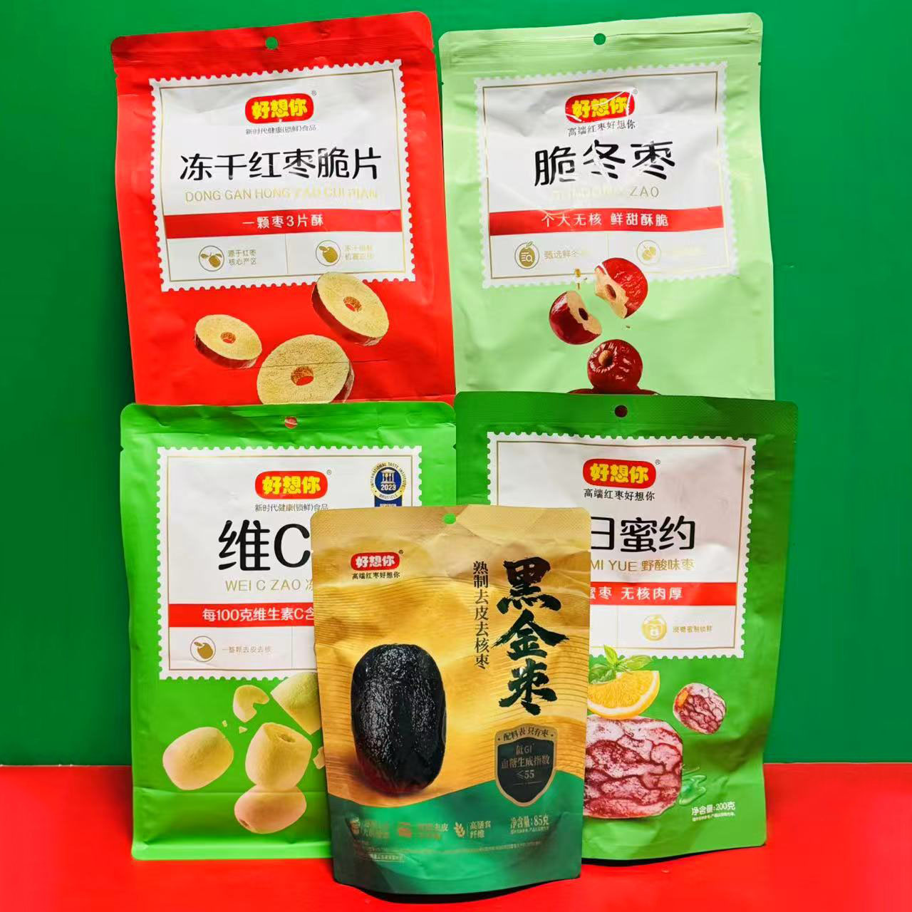 临期特价 好想你每日蜜枣维C枣脆冬枣冻干红枣脆片免洗红枣野酸枣