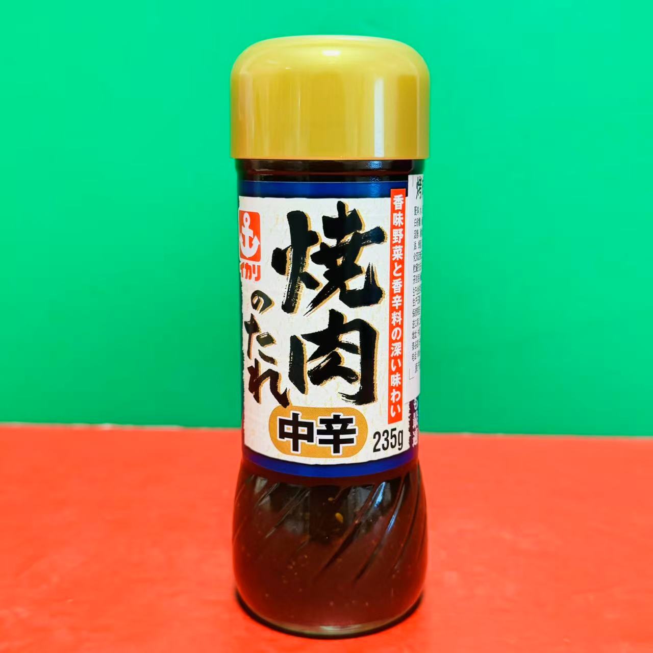 临期特价日本进口烤肉用调味汁中辣味235g瓶装烹饪炒菜凉拌调味料