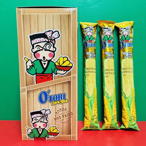 临期特价 泰国进口欧特粒玉米浓汤味奶油味玉米棒144g(12g*12条)