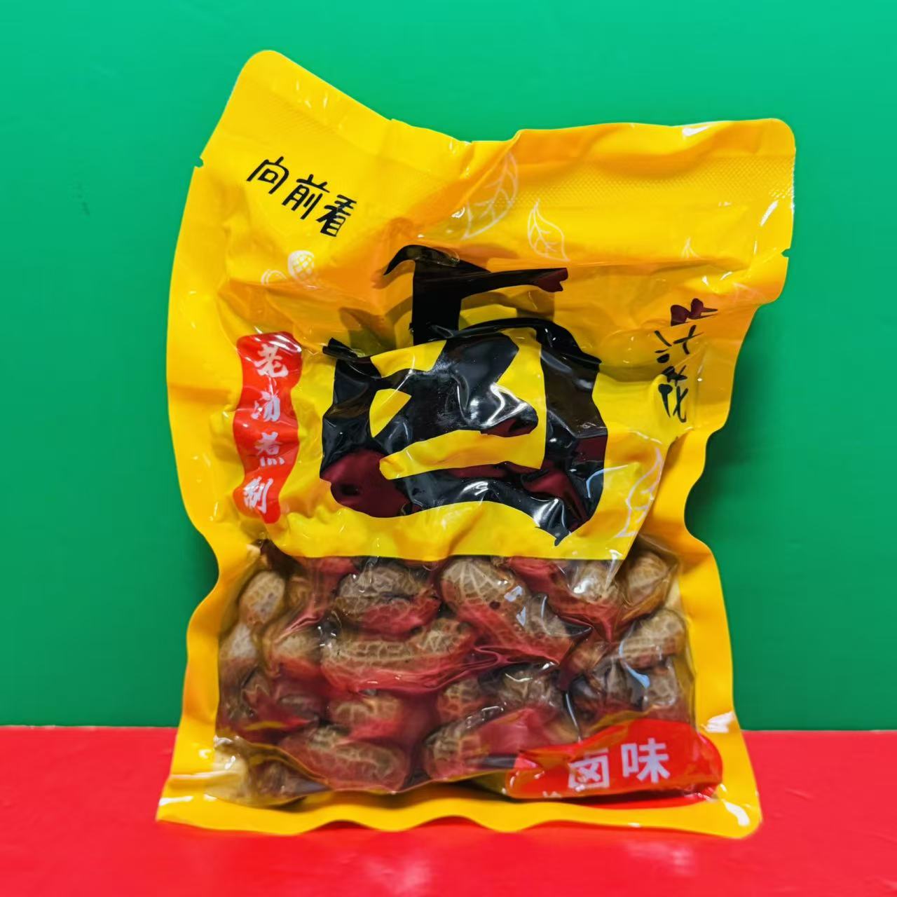 向前看卤汁花生500g袋装剥壳即食下酒菜老汤卤制卤味花生休闲食品