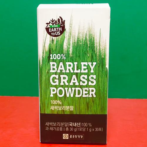 韩国进口鍾根堂健康大麦苗固体饮料30g盒装冲泡膳食纤维粉 折扣价