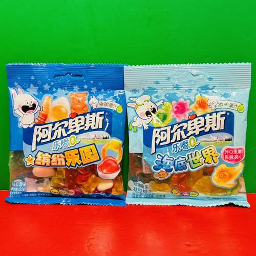 临期特价 阿尔卑斯动物造型水果味凝胶糖果50g袋装 办公休闲零食