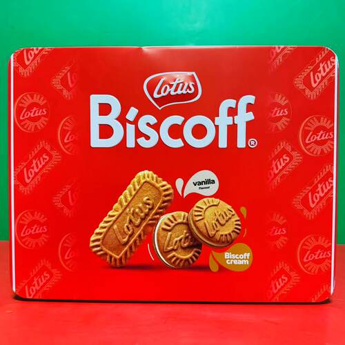 临期价Biscoff焦糖饼干礼盒481g原味香草味焦糖夹心饼干酥性饼干