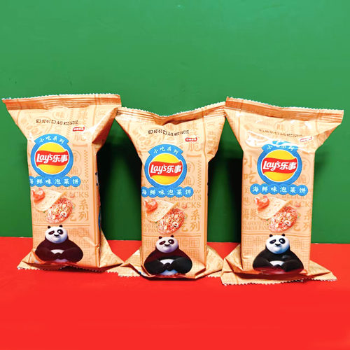 临期特价 Lays/乐事海鲜味泡菜饼约40g袋装 办公休闲零食膨化食品