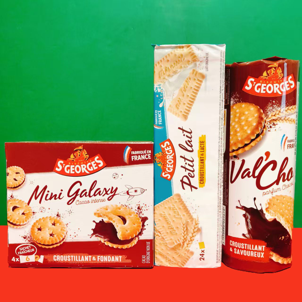 临期特价法国进口臻乔治黄油饼干夹心饼干168g下午茶休闲零食点心