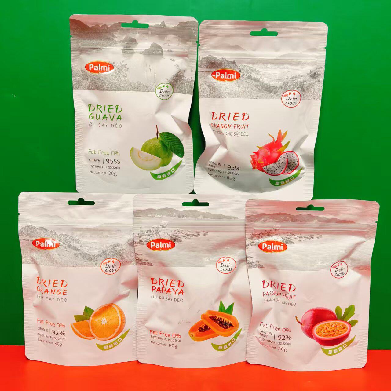 临期特价 越南进口派迷木瓜干百香果干石榴干火龙果干橙干80g袋装