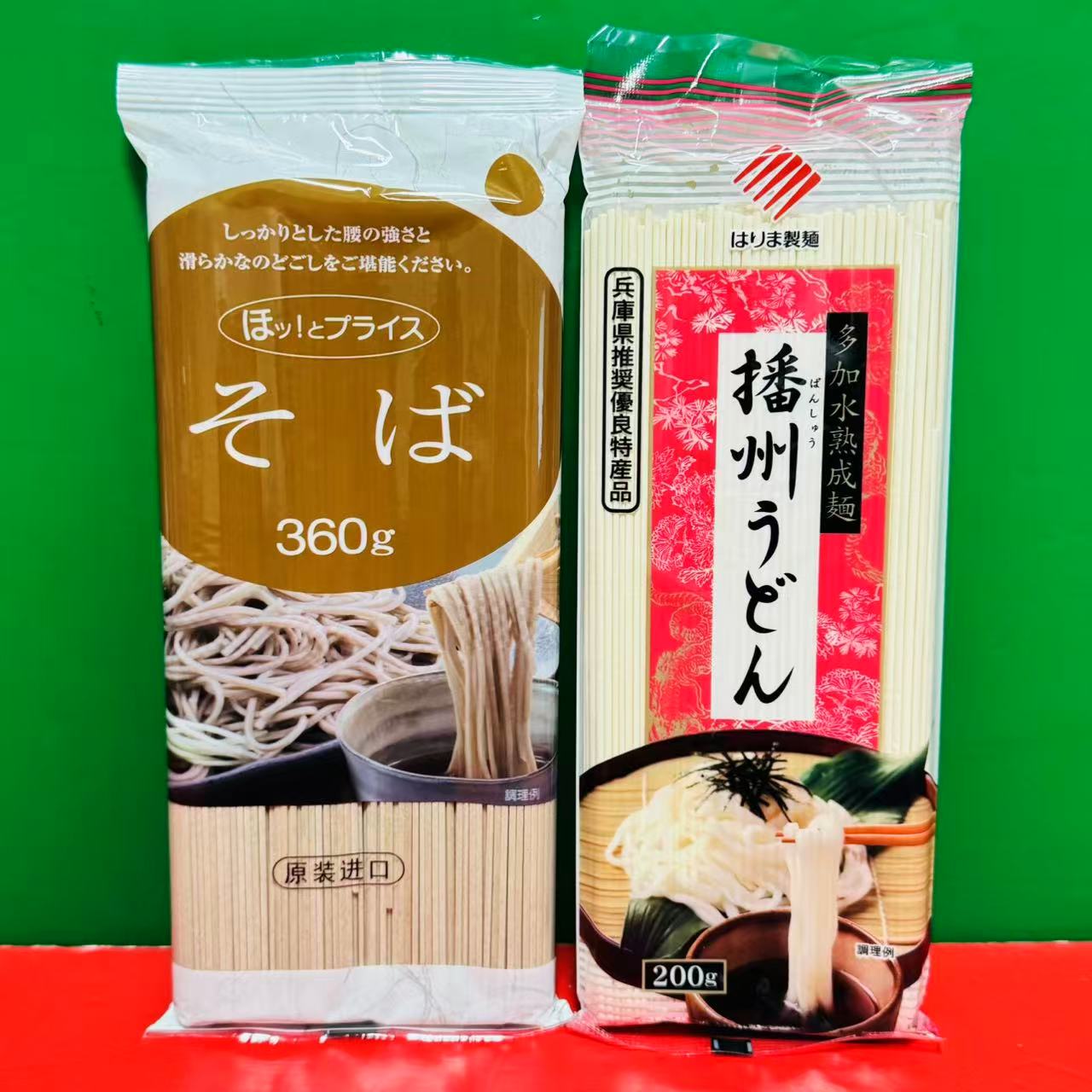 临期特价 日本进口播磨乌冬面200g/伊之助安惠荞麦面360g袋装挂面