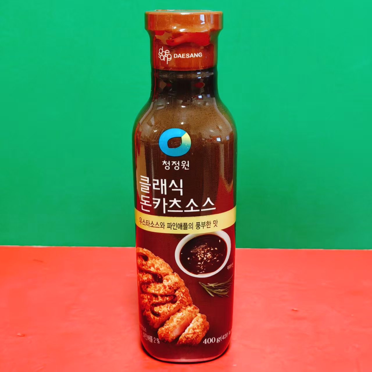 临期特价 韩国进口经典日式炸猪排沙司400g瓶装 半固体复合调味料