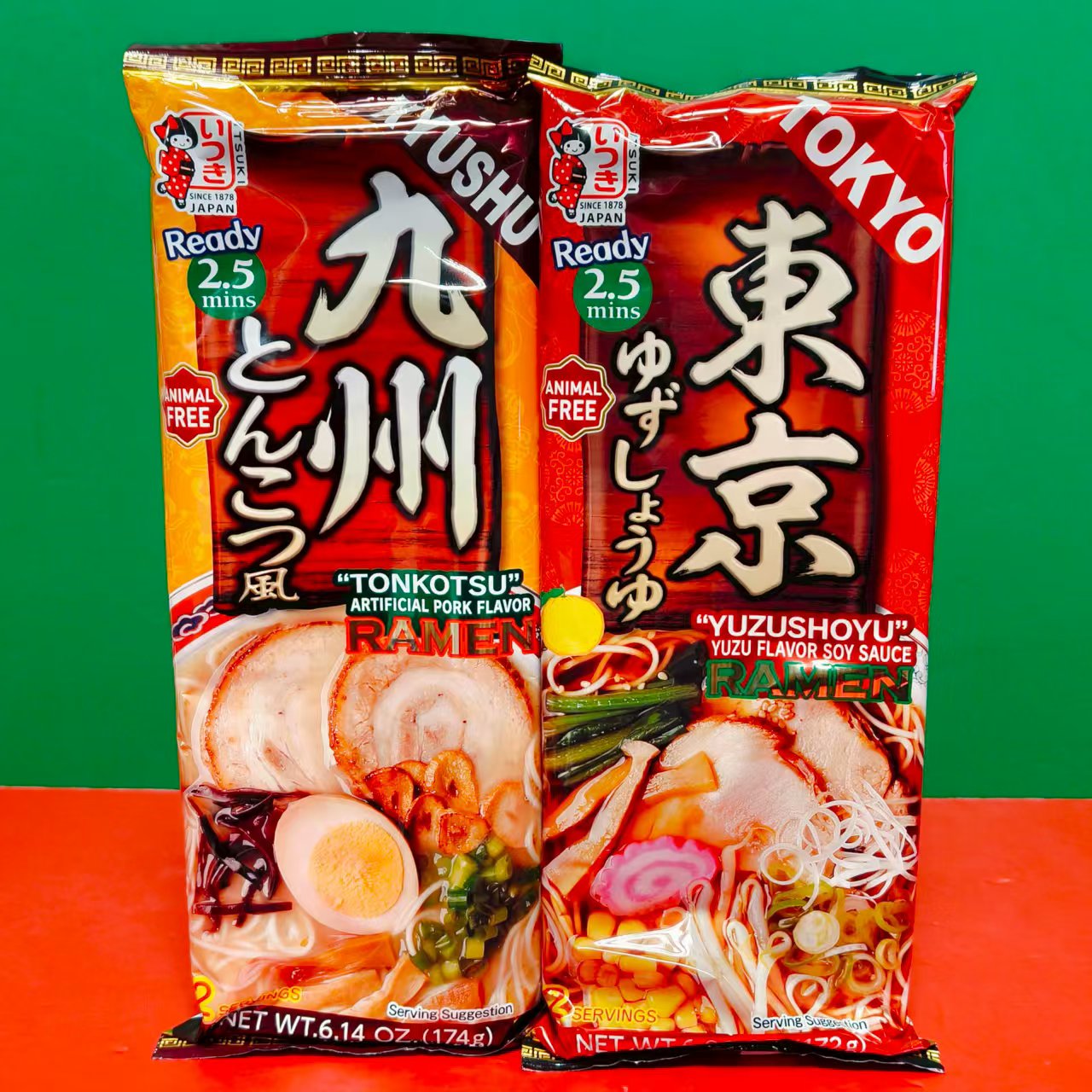 临期特价日本进口五木九州白汤味东京柚子酱油味速食挂面172g袋装