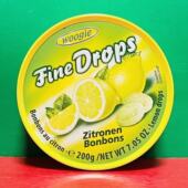 瑕疵德国进口Woogie牌柠檬味糖果200g铁罐网红硬糖临期有融化粘连