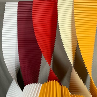 定制长条瓦楞纸婚礼现场背景装饰波浪褶皱折皱纸吊顶道具橱窗布置