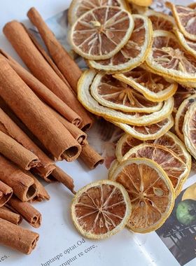 圣诞装饰DIY手作装饰用风干天然干柠檬片肉桂八角香薰制作材料盒