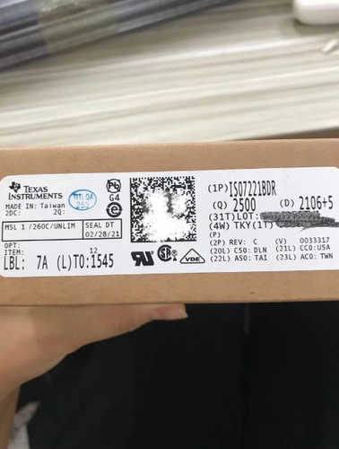 全新原装 ISO7221BDR I7221B 17221B 贴片 SOP8 双通道数字隔离器