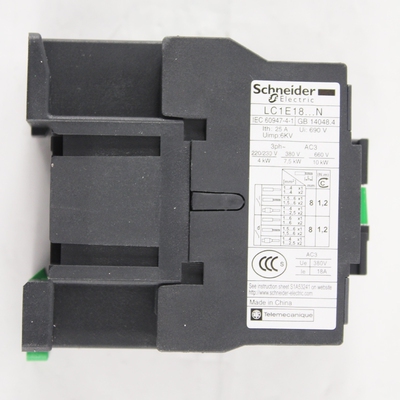 原装正品 施耐德 交流接触器 LC1E1810M5N E型CJX2-18 220V 380V