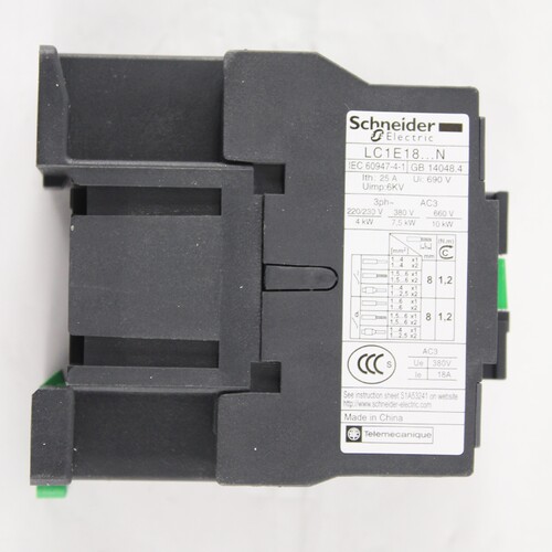 原装正品 施耐德 交流接触器 LC1E1810M5N E型CJX2-18 220V 380V