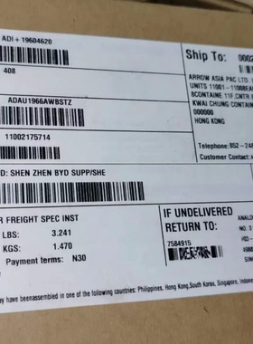 进口全新原装 ADAU1966AWBSTZ LQFP-80 数模转换器 芯片BOM配单ic