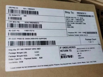 进口全新原装 ADAU1966AWBSTZ LQFP-80 数模转换器 芯片BOM配单ic