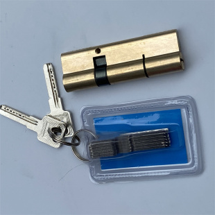 纯铜老式 防盗门锁大门双开门通用型全套AB锁芯厂家直销卡巴芯