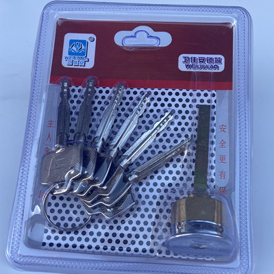 老式防盗门锁十字外装门锁芯