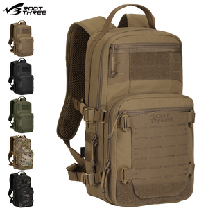 ROOT 轻量化双肩背包20L户外通勤休闲骑行徒步战术赫焰背包 THREE