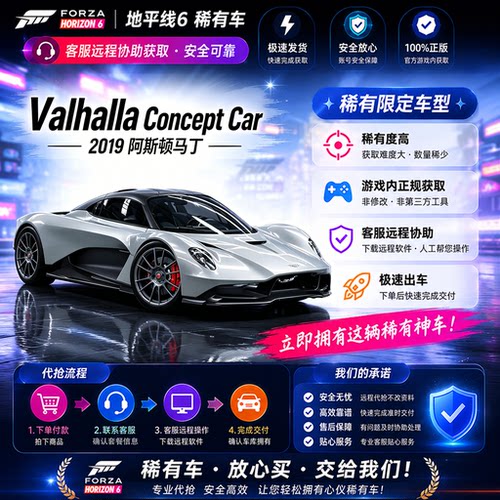 极限竞速地平线6阿斯顿马丁Valhalla Concept CarCR点数稀有车