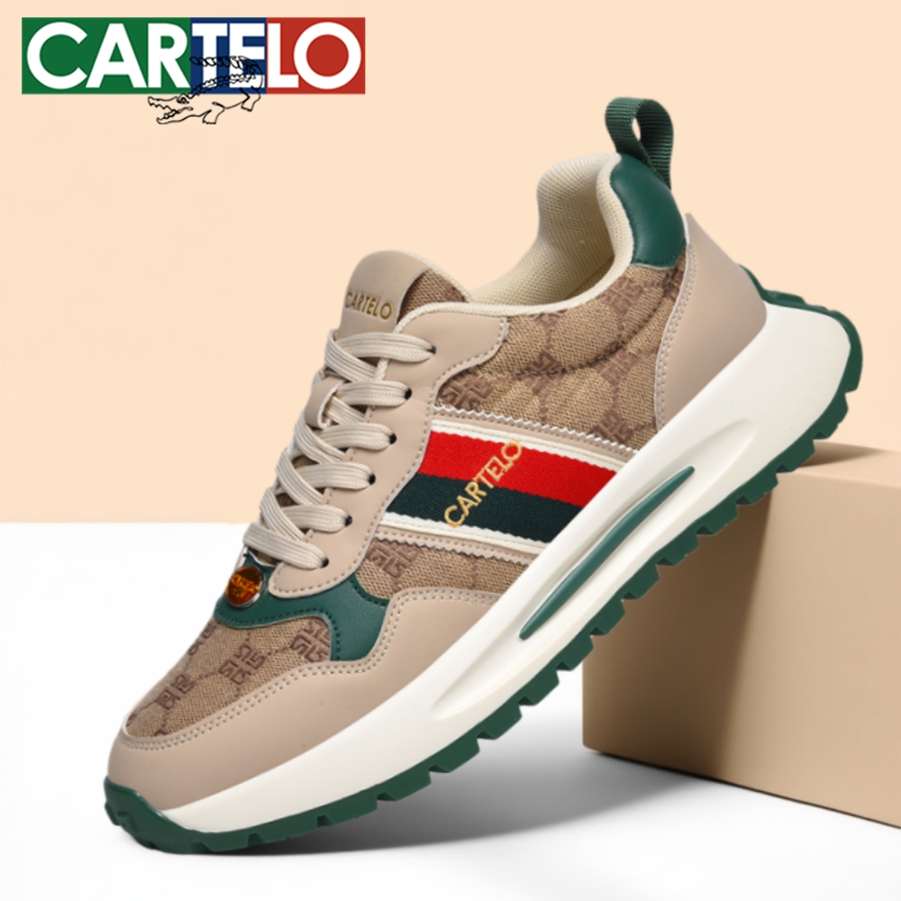 卡帝乐鳄鱼复古户外老爹鞋厚底增高情侣运动鞋休闲慢跑鞋透气男鞋