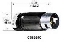 HUBBELL荷宝CS-8265C-8264C超大电流大功率工业电源插头接头