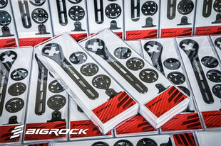 Bigrock大石铝合金公路车码支架一体把破风弯把自行车码表安装架