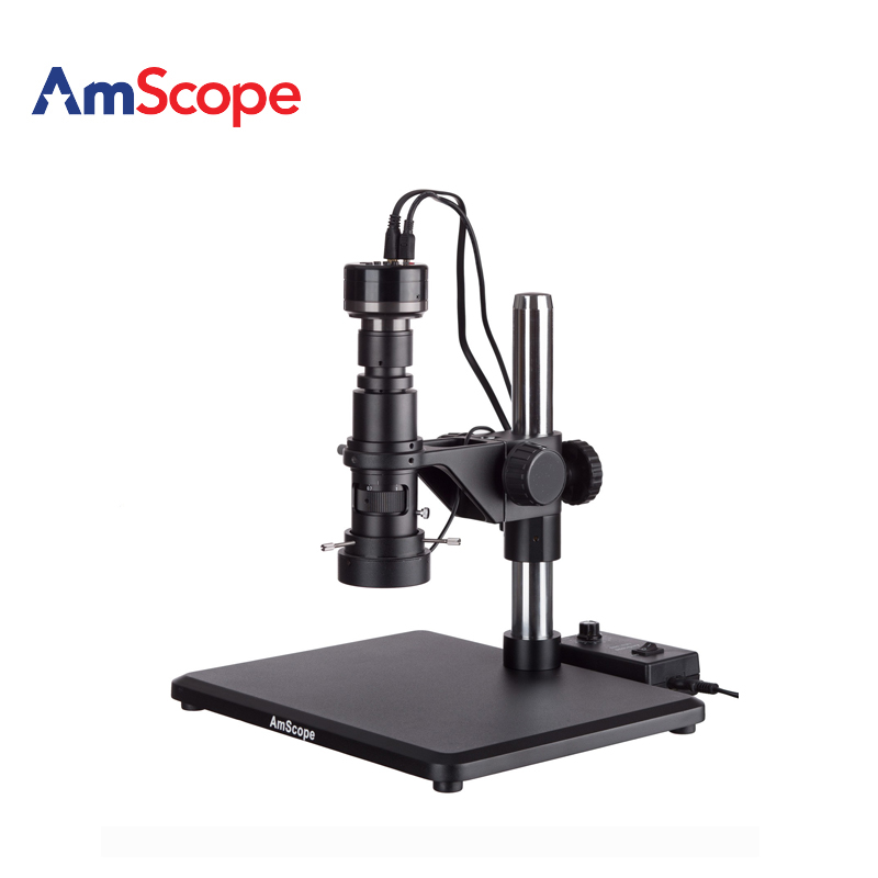 amscope数字显微镜带环形灯
